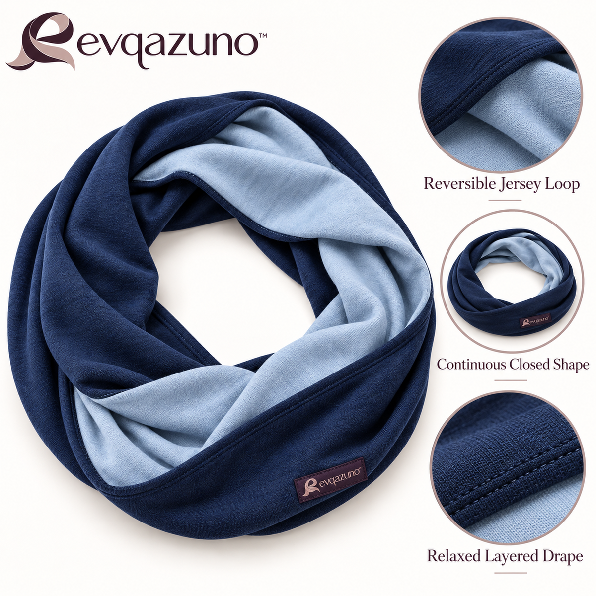 Evqazuno™ Navy Echo Reversible Loop Overview