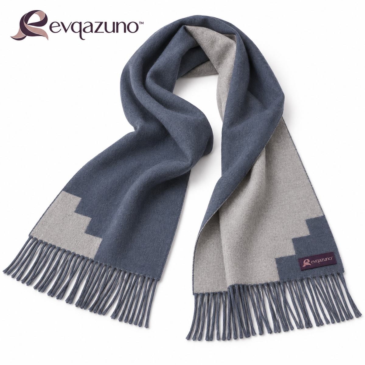 Evqazuno™ Slate Step Reversible Scarf Product