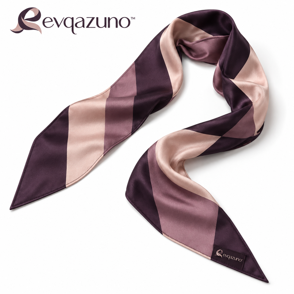 Evqazuno™ Plum Prism Diamond Scarf Product