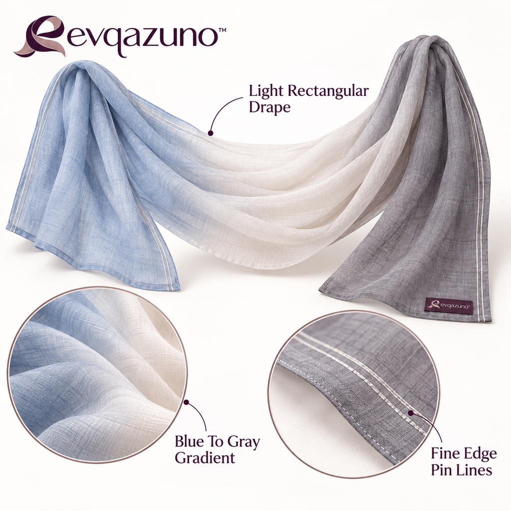 Evqazuno™ Mist Horizon Gradient Scarf Overview